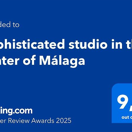 Sophisticated Studio In The Center Of Málaga Buitenkant foto